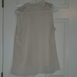 cream blouse